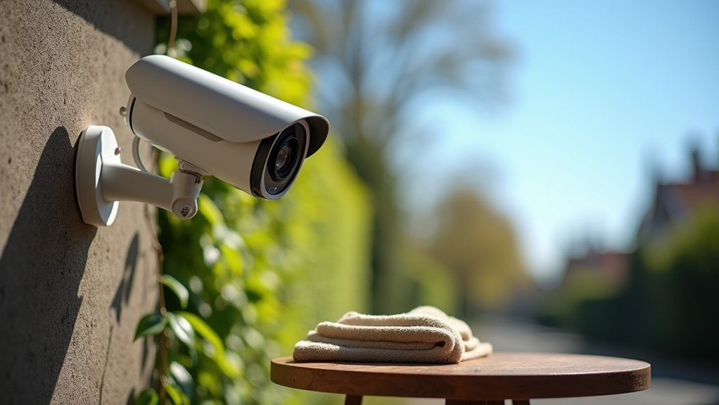 regular outdoor camera maintenance